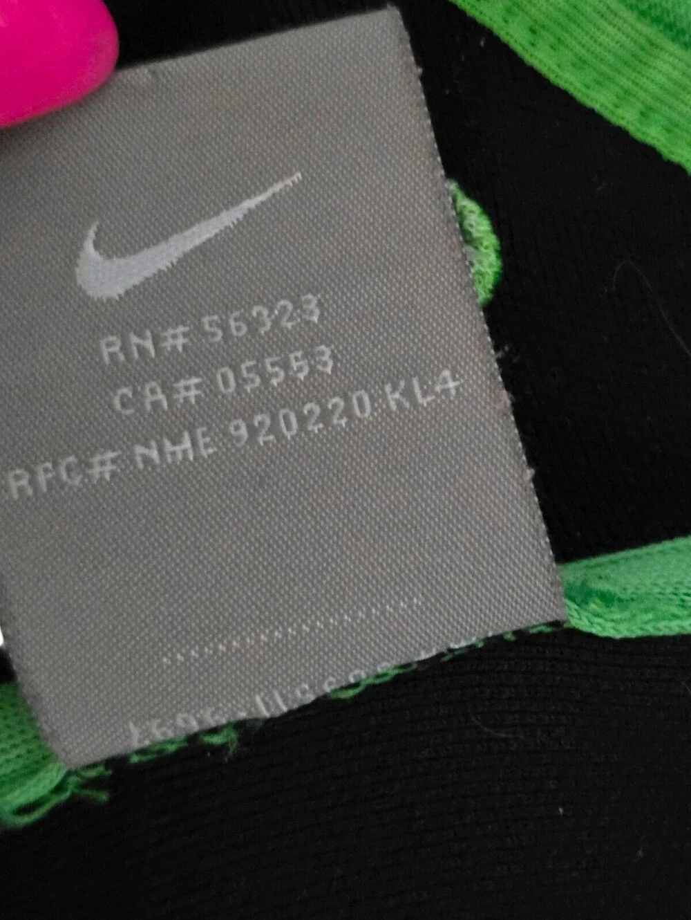 Nike Y2K Green Track Jacket Hoodie Full Zip Large Retro Athletic Sportswear